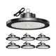 lvsdak UFO LED High Bay Lights 200W 30000LM 5000K 6 Pack with Plug Suitable f...