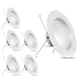 6 PACK - Feit Electric 5/6" in LED Recessed Trim 1290LM CCT - LEDR56HO/6WYCA/6