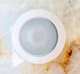FUTURE DESIGNS 5" RECESSED FLUSH MOUNT WHITE TRIM FROSTED LENS FD-409W