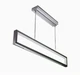 Lightolier 48254ALMX1 SOLI Modern Horizontal Suspension Pendant Light Fixture