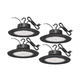 BFT High Bay LED Shop Lights ETL Listed UFO LED High Bay Light 240W 4PACK 0-1...
