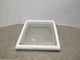 GE REFRIGERATOR GLASS SHELF W/RAILS (SCRATCHES) PART# WR71X10361 WR72X10018