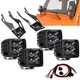 Rigid Midnight Edition PRO Dually LED Lights Kit for 07-18 Jeep Wrangler JK All