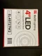 Elco EL49727W2 4" LED Adjustable Recessed Trim - 750 Lumens 2700K - White