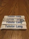 Philips 5CT61/2-P Tubular Lamp 25 Watt Clear Bayonet Style Base Lot of 4