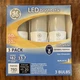 GE LED Bright Stik - Pack of 3 light bulbs - 10W 760 lm - 79368 Soft White New