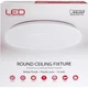 Feit Electric White 17.5W 1300 lm. Flush Mount LED Ceiling Light Fixture 3.8 L x