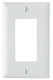 5 Legrand Trademaster White 1-Gang Decora Nylon Wallplate GFI GFCI Cover TP26W