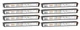 (case of 8) GE 31307 Proline T5 2-Bulb Electronic Ballast, GE28T5/2-120RESL,