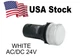 SCHNEIDER XB2BVB1LC White Pilot Light, 22 mm hole, AC/DC24V ( XB2-BVB1LC )