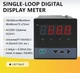 Digital Temperature Controller Single Loop PID Relay 4‑20mA Output 220V AC 24V D