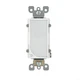 Leviton 6527-W Wall Switch, White, 120V Ac, Commercial