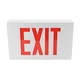 PHILIPS CHLORIDE 55LA112/27WR AC LED CAST EXIT SIGN EMERGENCY, WHITE RED LETTERS