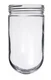 RAB GL100 100W - Crystal Lime Glass - Clear Vaporproof Globe