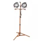HDX 1200W Halogen Twin Head Tripod Work Light Adjustable Stand &ndash; Open Box