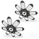 POLARPRA Garage Lights - 40000LM Super Bright 200W - 2Pack, Black 