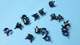 25pcs-Lamp Socket, 515-0051, DIALIGHT, Black, Anodized Aluminum, Lamp Speed Clip