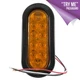 Blazer Lighting Led 6" Oval PARK/TURN (AMBER) Kit With Grommet & Plug C561ATM