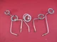 GE Cooktop Burner Tube Bracket Set 5  WB02K10080 WB02K10078 WB02K10082