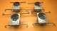 LOT OF 4 NEW JUNO IC20W LIGHT HOUSING RECESSED 5" 