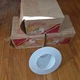 lot of 3 LITHONIA LIGHTING 7B2W U 6" white Baffle Trim for can light