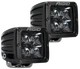 Rigid Industries D-Series PRO Midnight Spot LED Light Pair Blackout 202213BLK