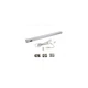 RADIONIC HI-TECH ZX524-CL-HL-CW-9 LEDCoveLight Fixture,24in,Plug-In,720lm 49NW03