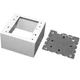 1PC Wiremold V5744-2 Deep Switch/Receptacle Box, 2-Gang, 500/700 Series, Iv