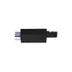 JUNO LIGHTING R34 BL Conduit Feed Power Connector,Black,3in 45DN32