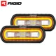 Rigid SR-L Series Off-Road LED Spreader Light Pods w/ Amber Halo - Universal