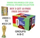 PANINI WORLD CUP 2026 STICKER COLLECTION - GROUP A - GROUP B - GROUP C