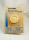 Vintage LUTRON Push On/Off Dimmer 600 Watts 3-way D-603PH-WH (B)