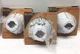 Lithonia Lighting 6" White Baffle Recessed Light Trim Ring 7B2MW&nbsp;Lot Of 3