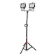 Hyper Tough 1000W Halogen 2 Light Corded Tripod Mounted Portable Work Light,7625