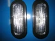 (2) TecNiq Flush Mount Back up 6" oval Reverse LED Tail Lamp