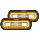 Rigid 53123 SR-L Series Wide Drive Multicolor Rectangle LED Lights Pair Kit Set