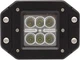 Optronics UCL24CFB LED 3" Flood Light Cube -Recess Flange Mount