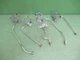 WB28T10134 WB28X22761 WB28T10125  GE Cooktop Burner Tube w/Orifice Bracket Set 5