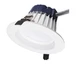 (2) SYLVANIA 60768, 9w 6 Inch LED Recessed Ceiling Light Fixture, RT6, Dim, 40K