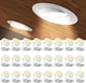 Amico 24 Pack 6 Inch 5CCT Gimbal LED Recessed Lighting, 360&deg;&90&deg; Adjustable Eyeb