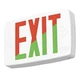 Lithonia Lighting LQM Series LED Exit Sign 120-277V White Red Green