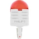 7443RLED Philips Set of 2 Light Bulbs Rear Lower Outer Exterior Outside Pair