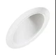 Juno Lighting Recessed Can Trims Super Slope 604W-WH  6", White Baffle