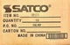 BOX OF 12 SATCO BLACK OFFSET MONOPOINT TP177 BLK