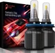 Lightening Dark H11/H8/H9 LED Light Bulbs 70W 12000LM 6500K Xenon White Pair H11