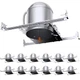 Sunco 12 Pack 6 Inch Recessed Lighting Housing Can, New Construction Air Tigh...