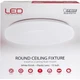 Feit LED 2.4" H x 13.2" W x 13.2" L White Aluminum LED Ceiling Light