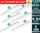 6PCS 4FT LED Vapor Tight Light 50W 6500LM Vapor Proof Light Fixture 5000K 6500K