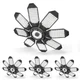 POLARPRA Garage Lighting - 80000LM Super Bright 6500K Garage Lights Ceiling -m