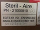 STERIL-AIRE EGTS 61 VO ENHANCED SINGLE ENDED EMITTER 21000810